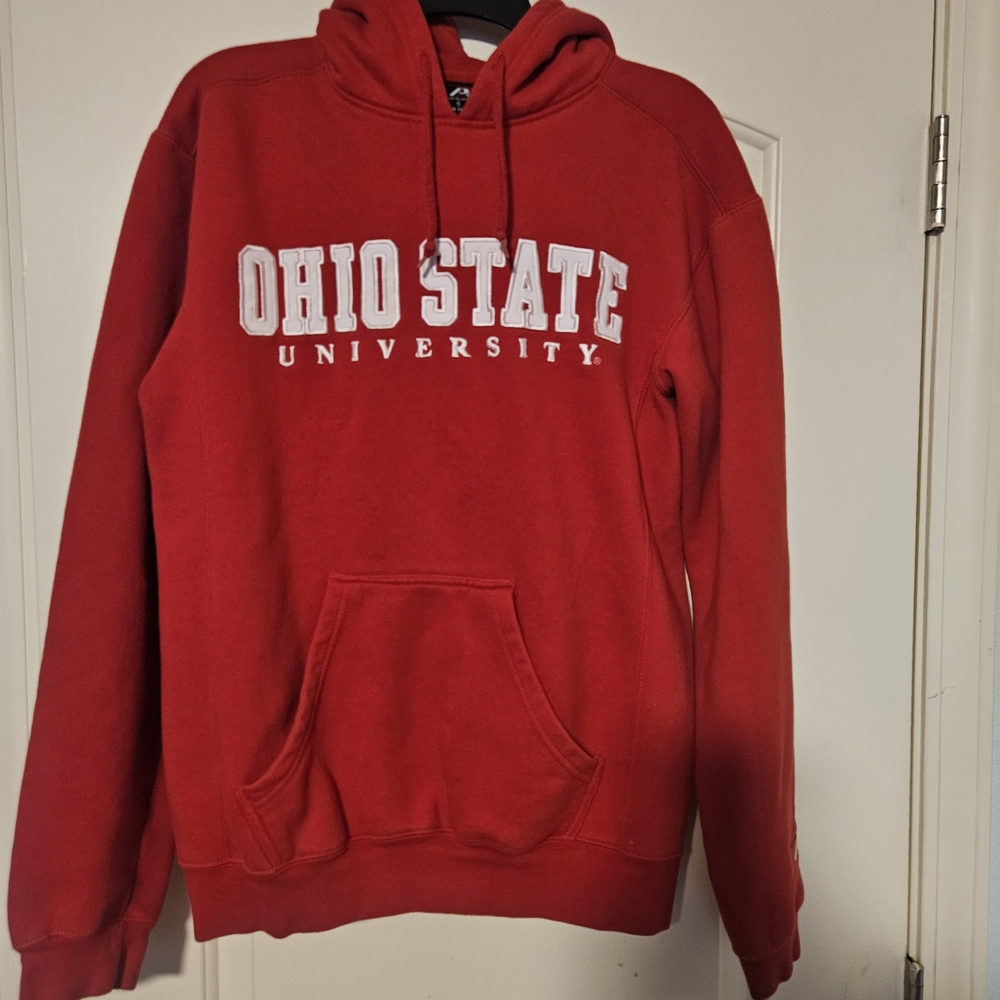 Ohio State University Red Hoodie Size SMALL
